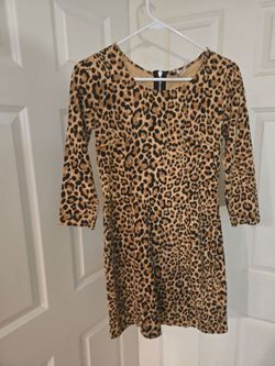 Leopard Print Mini Dress