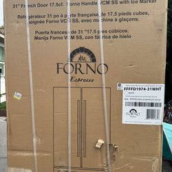 NEW 30” White Fridge
