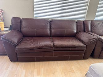Leather couch