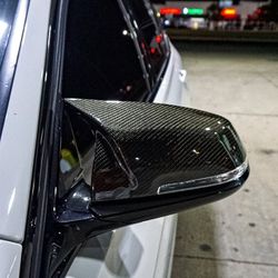 Performance V1 Carbon Fiber Mirror Cap Replacements - F3X 3-Series | F3X 4-Series | F2X 2-Series