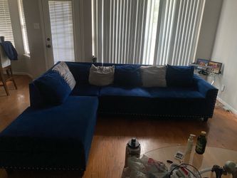 Blue Sectional