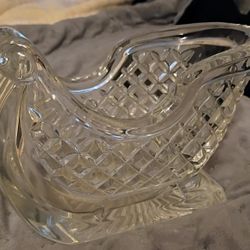 Vintage https://offerup.com/redirect/?o=U3QuR2Vvcmdl Lead Crystal Christmas Sleigh 