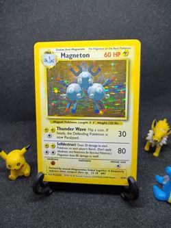 Pokemon 1999 magneton holo base set lp