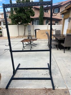 Multi-Bike Rack Stand Black Steel