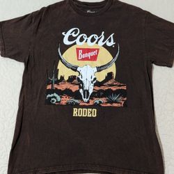Coors Banquet Tee - Men's Medium - Good Condition 
