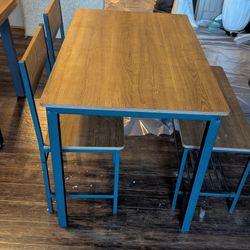 Dining Table W/ 2 Chairs And Bench