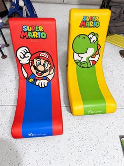 Mario and Yoshi Gaming xrocker gaming chairs
