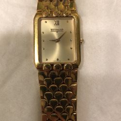 Longines Wittnauer 8 Juvels Gold Plated Swiss Made Perfect Working Condition 