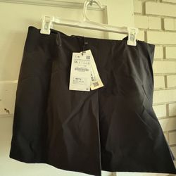 Zara Black Pleated Skirt