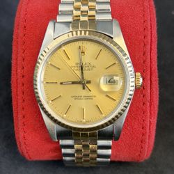 DATE JUST 36MM CHAMPAGNE 