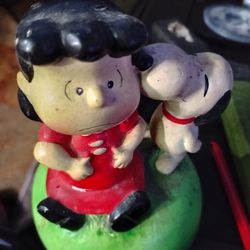 1968 Sankyo Peanuts whined up music box Vintage collectible