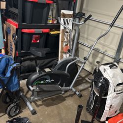 2 in 1 Elliptical and Upright Bike