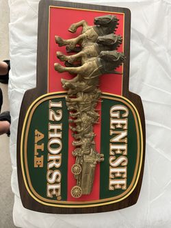 Genesee 12 Horse Ale Sign