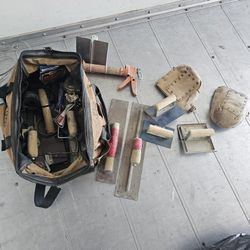 Bag Of Concrete Finishing Tools $100