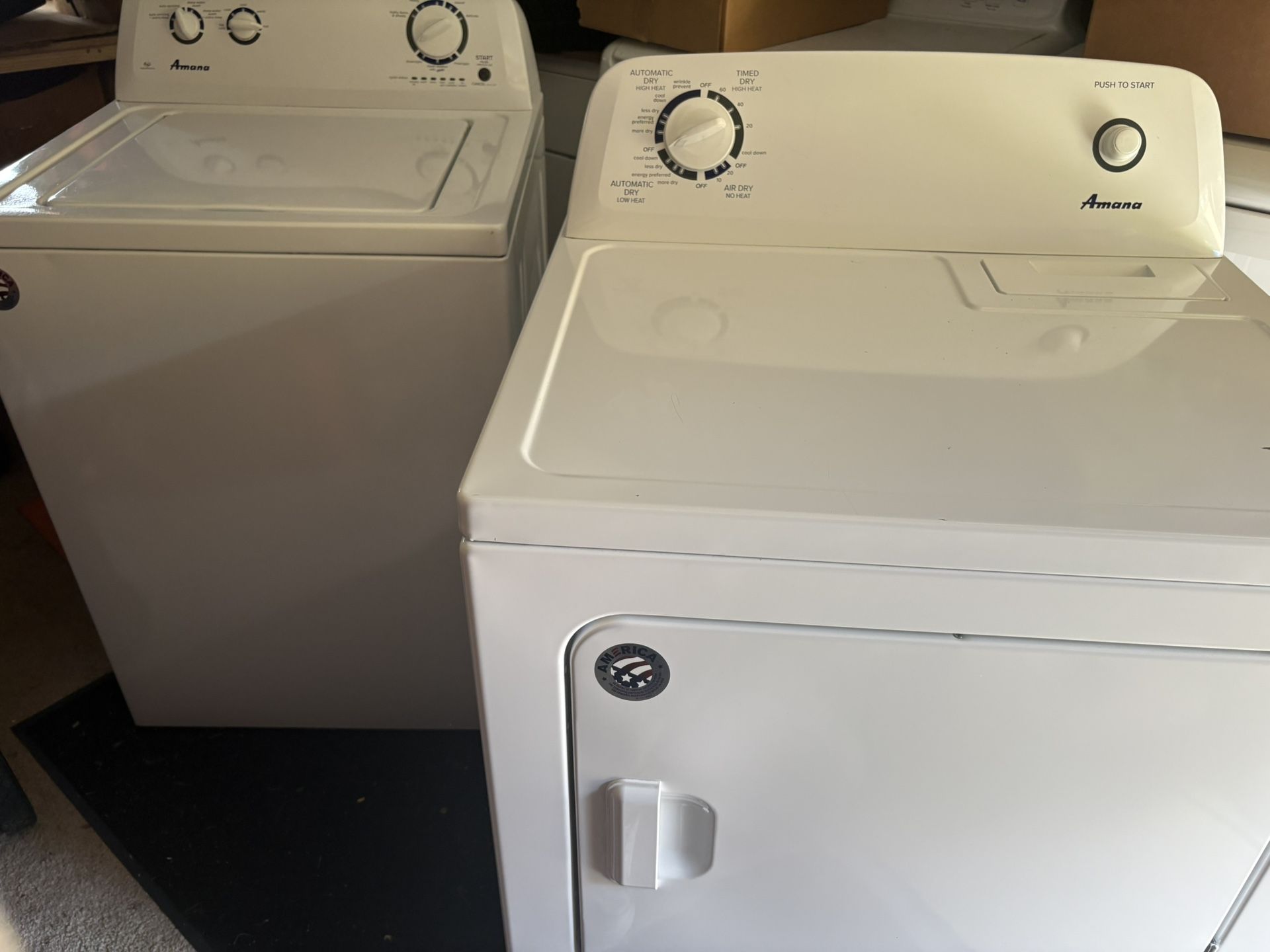 Amana Washer and Dryer; Used, Great condition