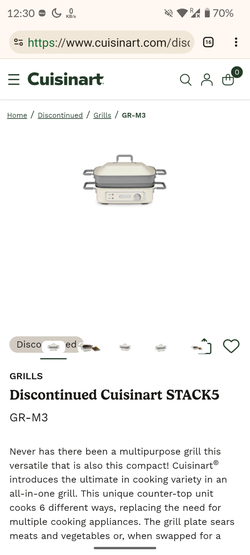 cuisinart stack5 grill/steam