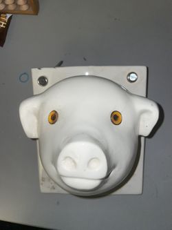 Vintage Ceramic Pig Head