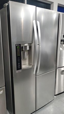 LG Side By Side Stainless Steel Refrigerator Fridge

