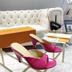 LV Barbie Pink Women's High Heels