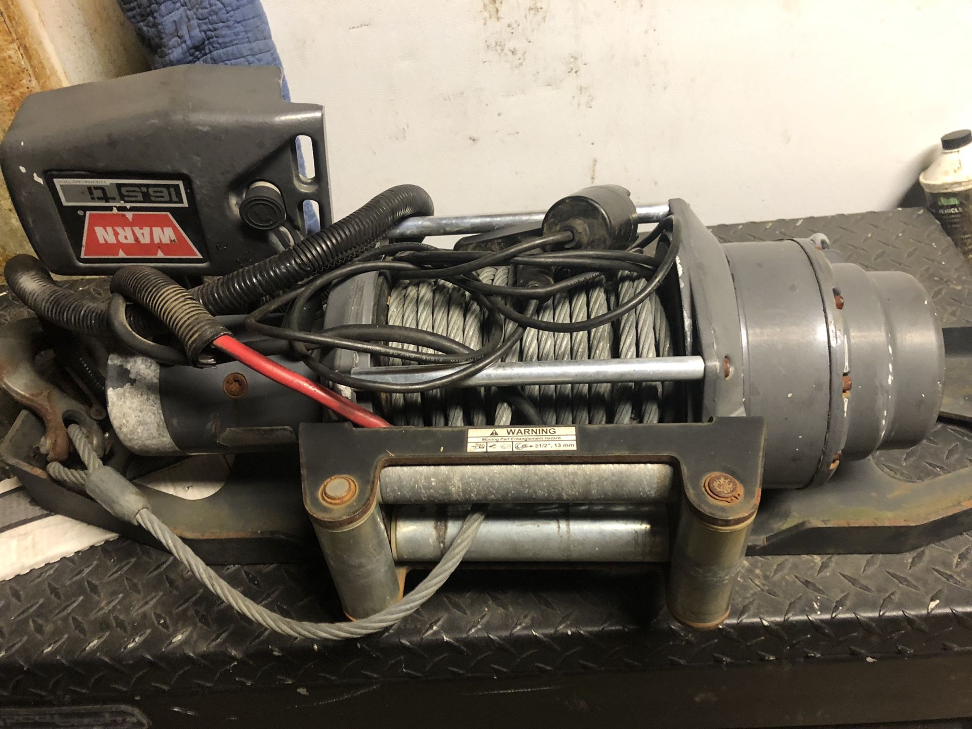 Warn 16500lb winch