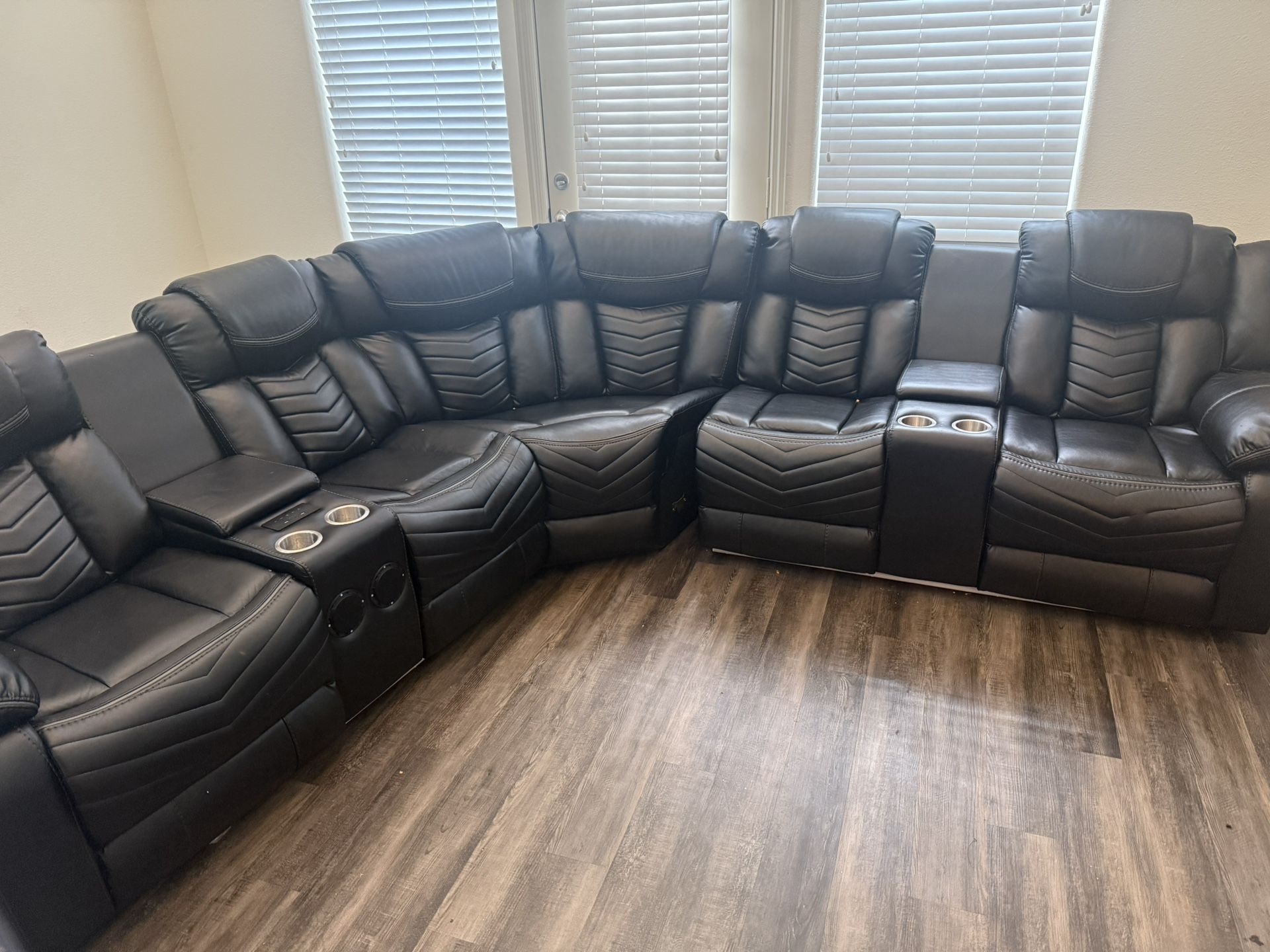Sectional Recliner Leather Furniture