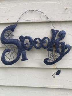 Halloween SPOOKY Sign