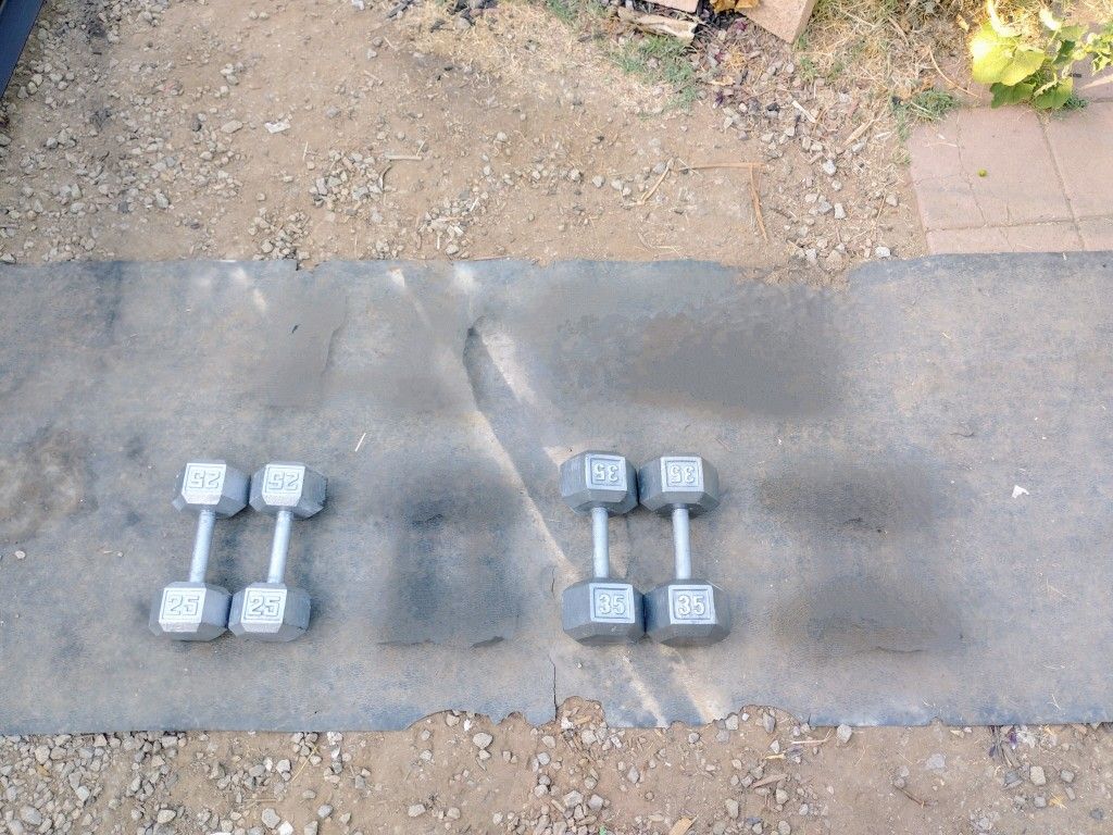 Dumbbells 25s & 35s