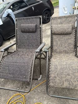 Reclining Lawn Chair And Love Seat