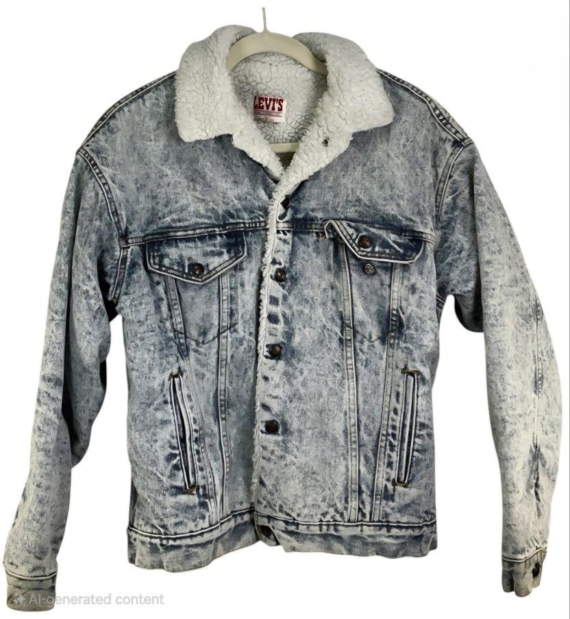 Vintage Levi's Denim Cotton Lined Jacket