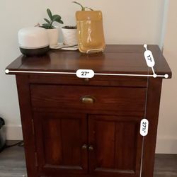 Vintage Wood Cabinet