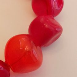Glass Bead Necklaces From Murano Italy