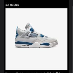 Jordan 4 Retro Military Blue - New 8M/9.5W