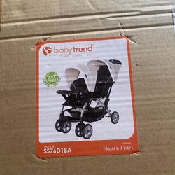 Baby Trend Sit N Stand Travel Double Baby Stroller and Car Seat Combo
