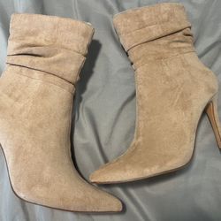 Tan Suede Boots