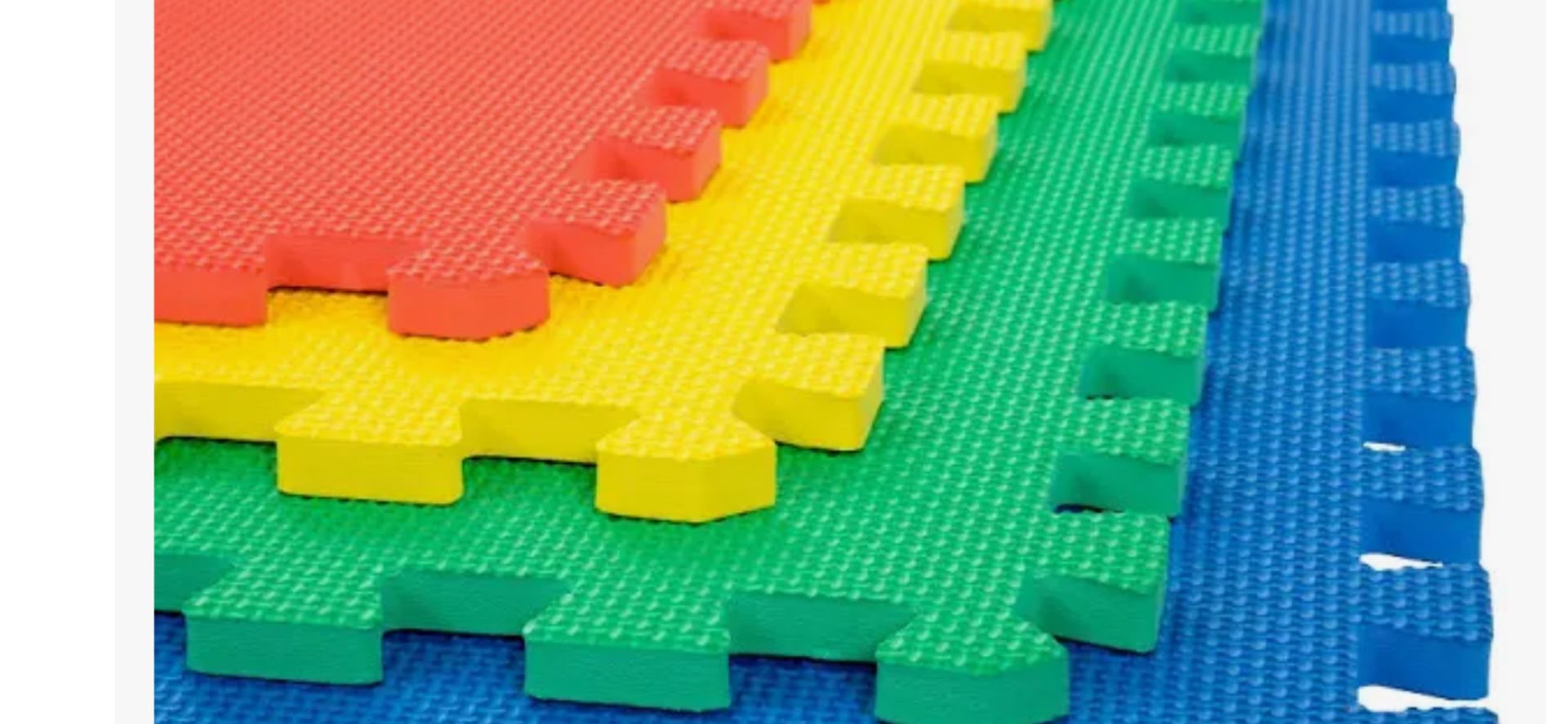 “New”4 Piece  Foam Puzzle Mat