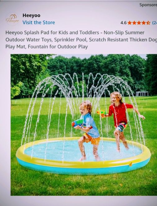 New 97 inch Splash Pad. See All Photos. Cash, Pickup ONLY