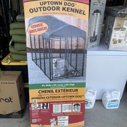 Lucky Dog Wire Outdoor Kennel 