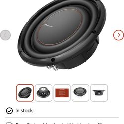 Pioneer TS-D10LS2 10" Shallow-Mount Subwoofer (2-0hm) - High Power Bass 450OBO