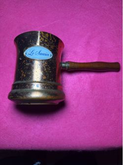 Vintage 1984 Solid Copper Sauce Warmer