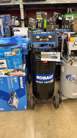 Kobalt compressor 26 gallon quiet tech