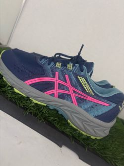 ASICS Gel Venture Women’s Trail Running Shoes Blue Pink Mint Size 6