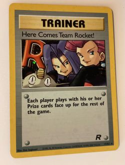 Here Comes Team Rocket Pokémon Holo Rare