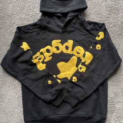Sp5der Hoodie (Black and Yellow