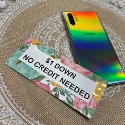 Samsung Galaxy Note 10 Plus - Only $1 Today Pay The Rest Later! 