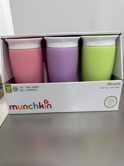 Munchkin Miracle Cups spill proof set of 3