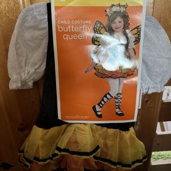 Child Butterfly Queen Costume