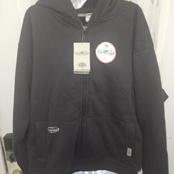 BRAND NEW WHITH TAGS ARBORWEAR FR MEN'S DOUBLE INSULATED FULL ZIP HOODIE SIZE LARGE REGULAR 