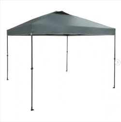 Everbilt 8 ft. X 8 ft. Grey Straight Leg Instant Canopy Pop Up Tent Sto-N-Go