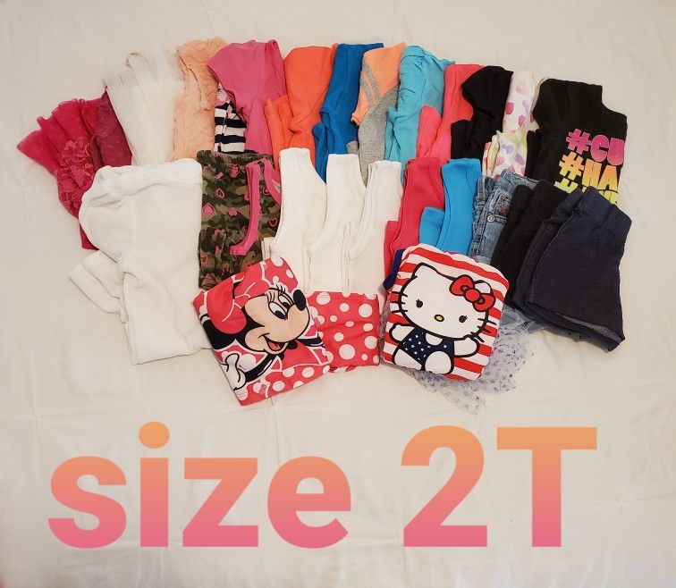 Girls clothes size 2T