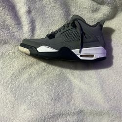 Cool Gray Retro Jordan 4 Size 6.5y